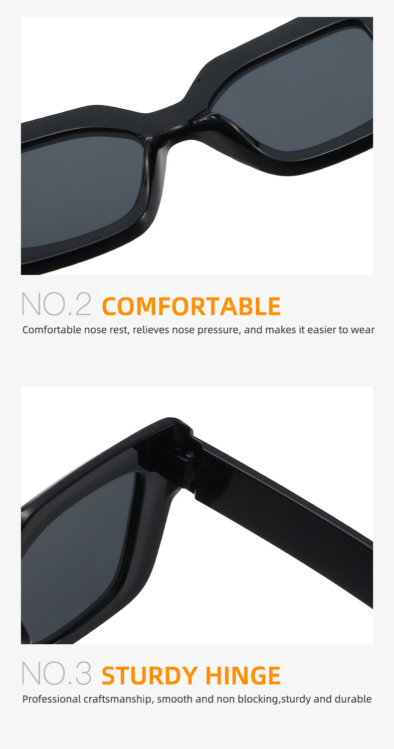 Title 13, Fashion Classic Black Frame Large Frame Travel ...