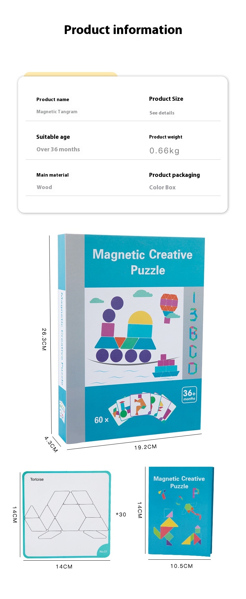 Title 1, Magnetisches kreatives Grafik-Magnetpuzzle für ...