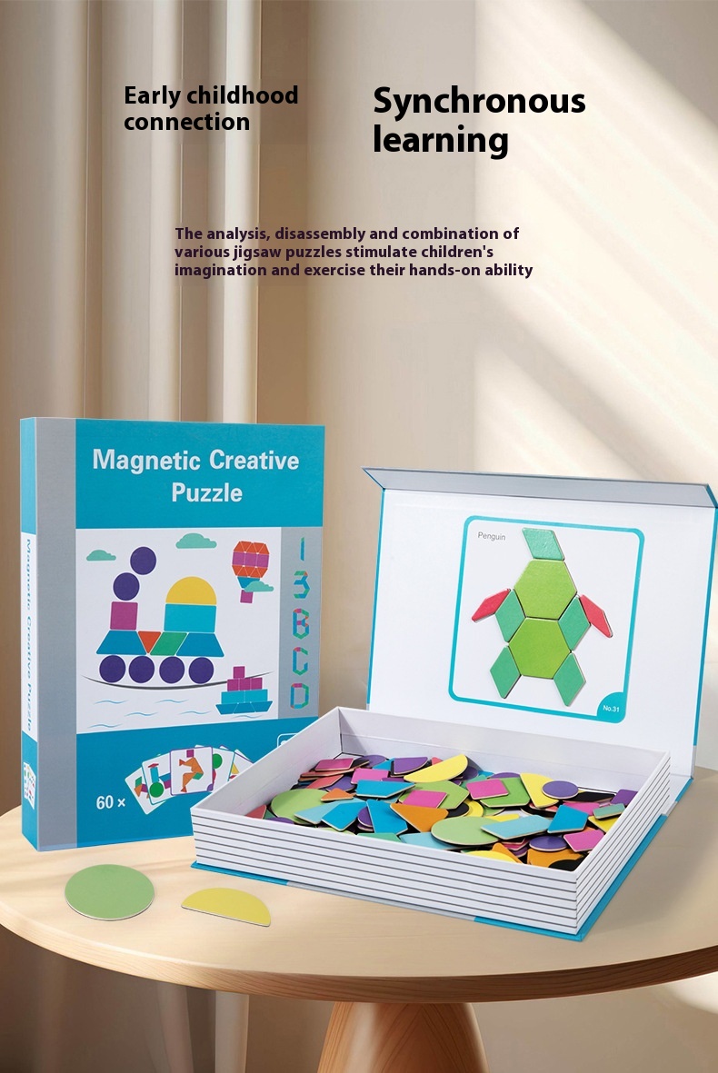 Title 8, Magnetisches kreatives Grafik-Magnetpuzzle für ...