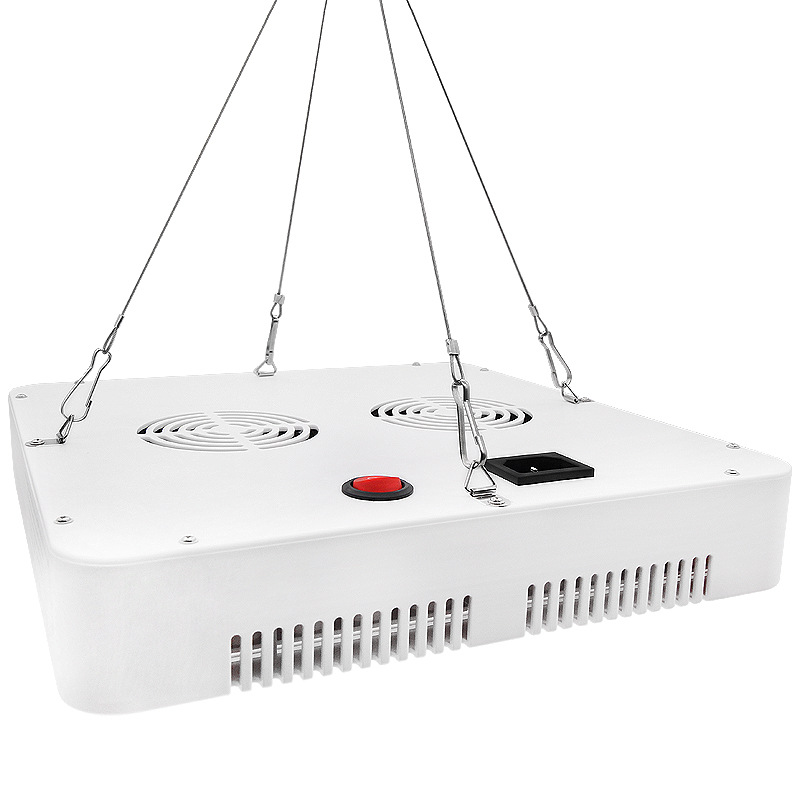 Grow light angled view