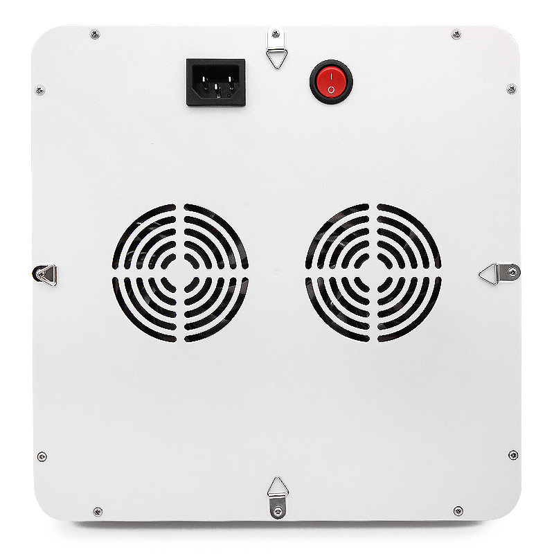 Compact grow light in white housing