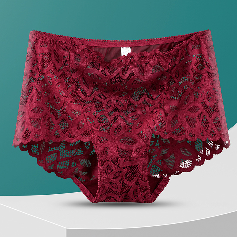 Title 2, Damen High Waist Panties mit Hollow Out Design ...