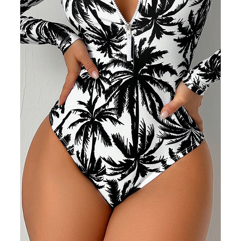 Dry Fast: One-Piece High-Cut Swimsuit