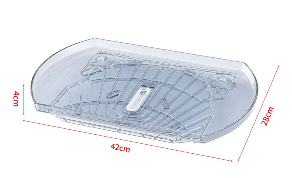 Title 1, Refrigerator Rotating Dining Tray Home Storage