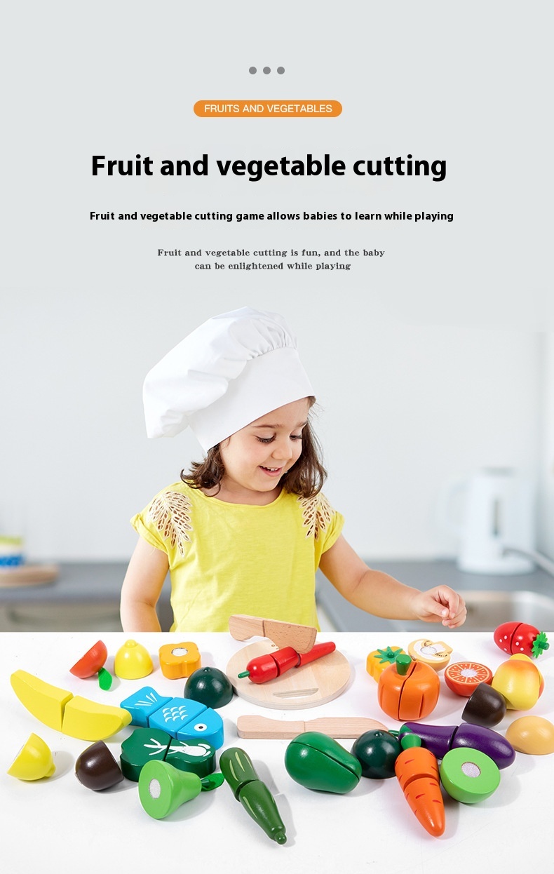 Title 5, Abito puzzle con taglio di frutta per bambini