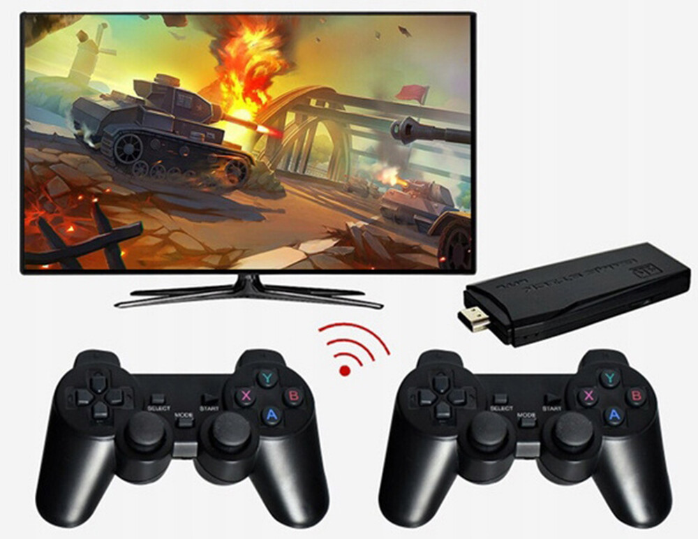 Video Game Console 20000 Retro Games Console Set With 2 Wireless Controller New 2