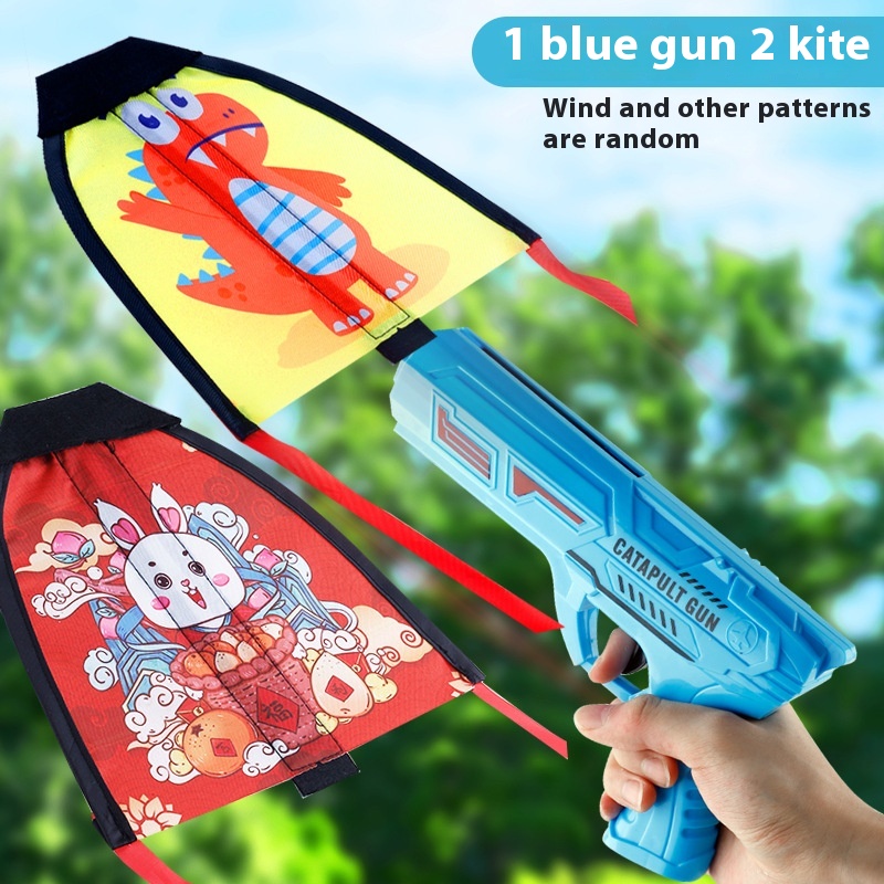 Title 10, Catapulta Kite Gun Niños Pistola Deslizante Niñ...