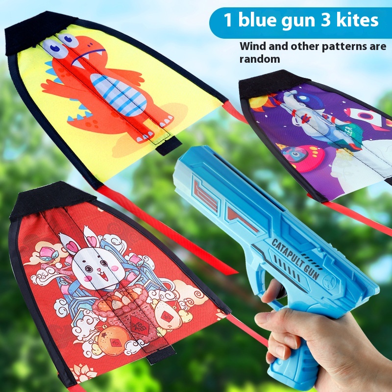 Title 13, Catapulta Kite Gun Niños Pistola Deslizante Niñ...