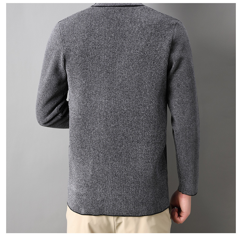 Title 13, Korean Style Mens Corduroy Sweater Coat, Trend...