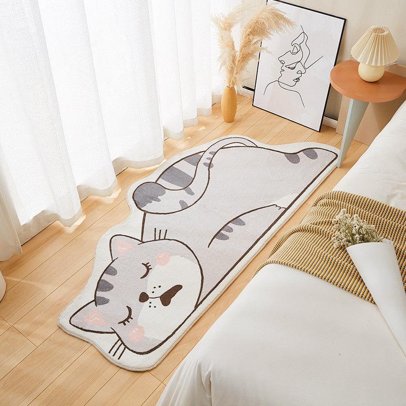 2404270540230325700 - Home Creative Bedroom Bedside Long Strip Carpet