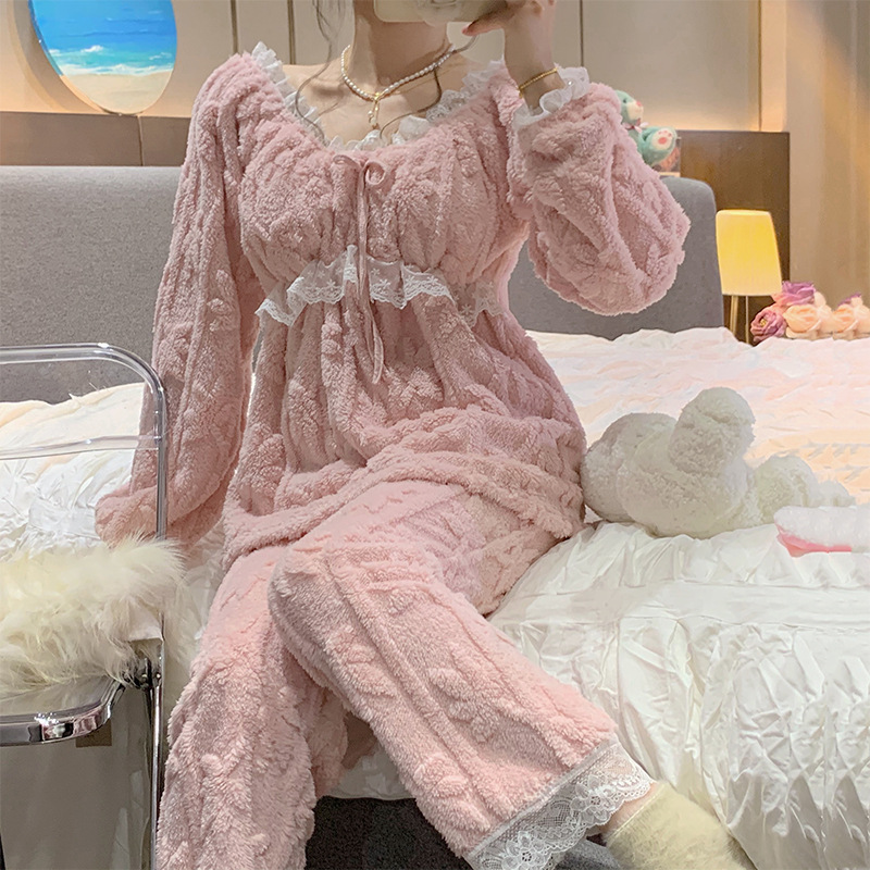 Pink Coquette Pajamas Set Cute Pink Pajamas