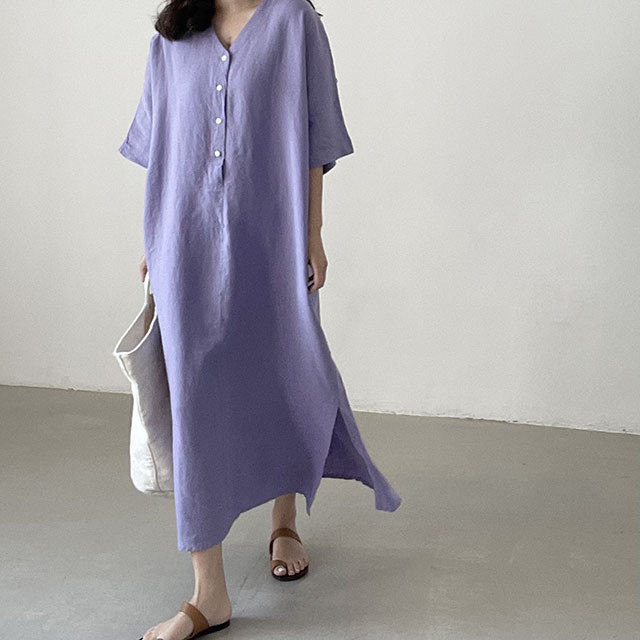 Title 2, Loose Short Sleeve And Long Pattern Cotton And ...