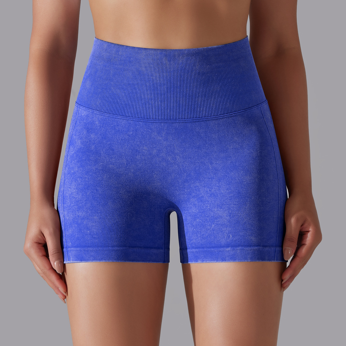 Title 21, Damen Seamless Gestrickte High Waist Yoga Short...