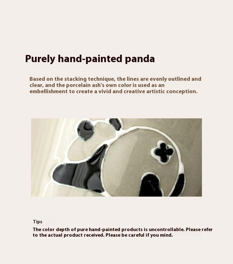 Title 11, Chinese retro panda keramische pot