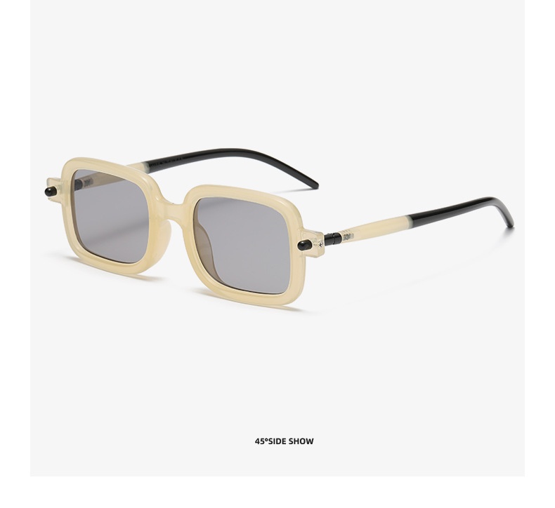 Title 3, Retro Artistic Square Sunglasses Women