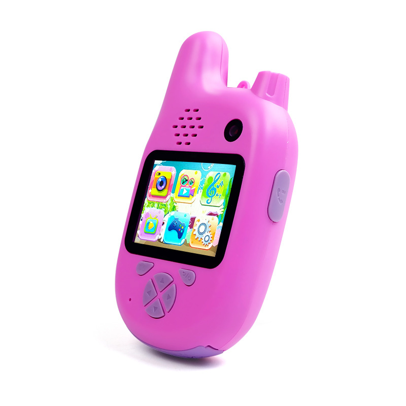 Title 1, Kids Walkie-Talkie Camera Toys Mini HD Cartoon ...