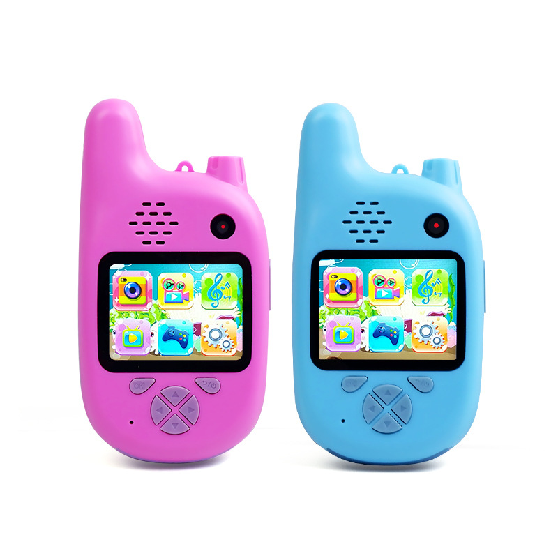 Title 3, Kids Walkie-Talkie Camera Toys Mini HD Cartoon ...