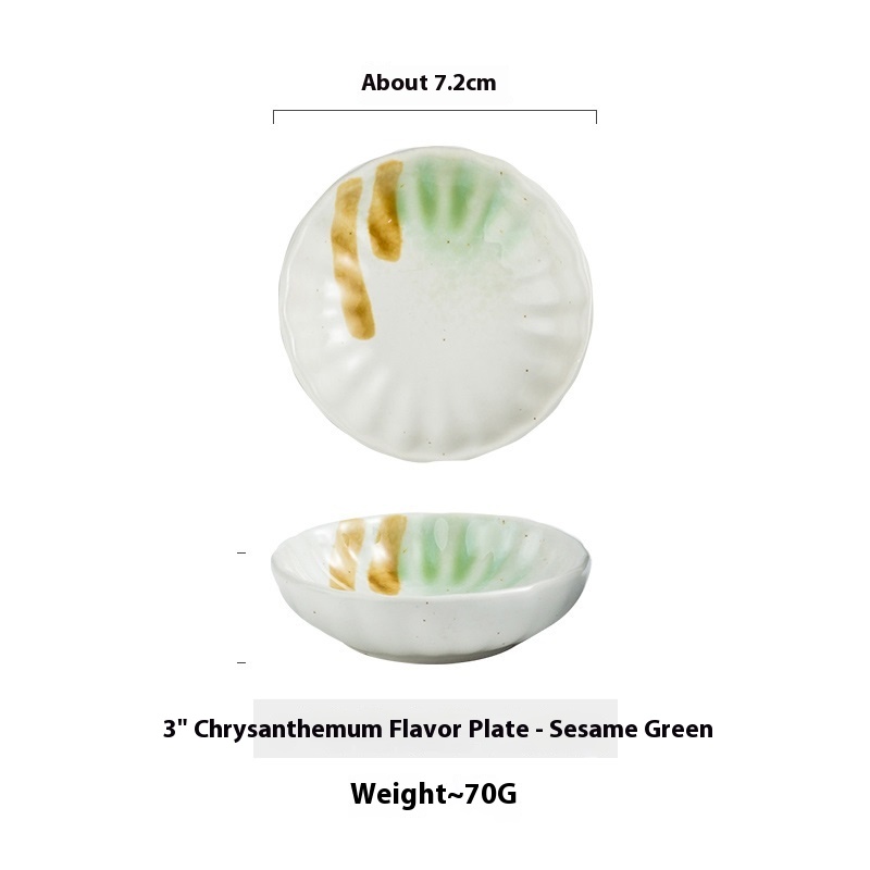 Title 13, Creative Retro Ceramic Condiment Saucer