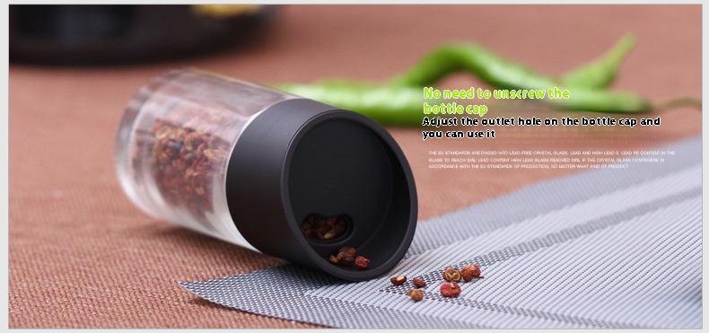 Title 5, Rotating Glass Seasoning Bottle Creative Kitche...