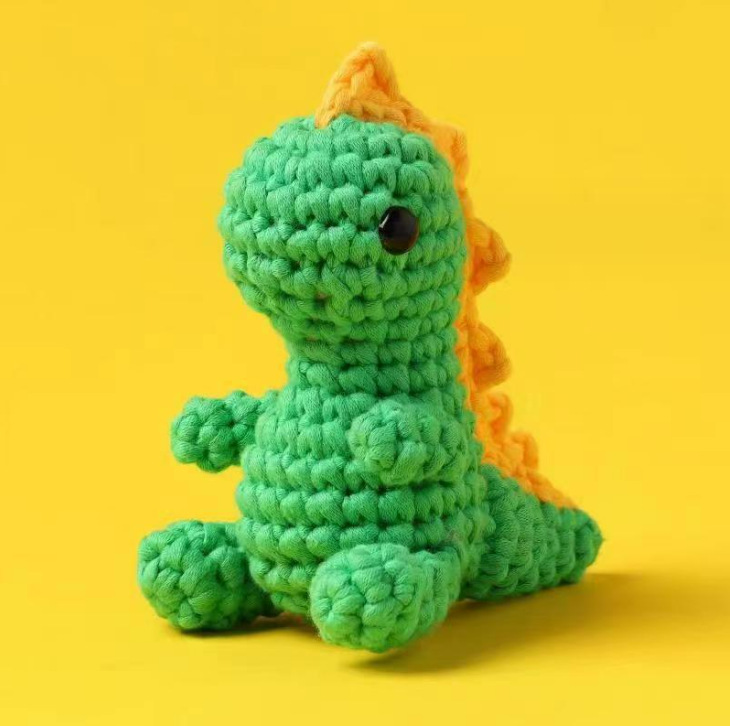 Dinosaur Crochet Kit | Cute Animal Beginners Crochet