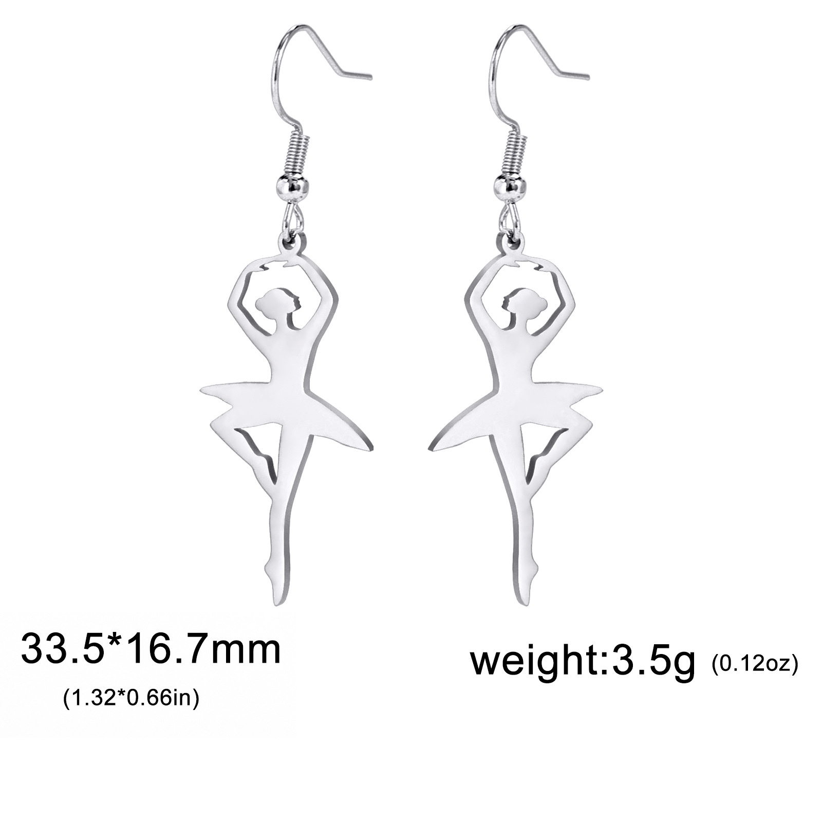 Title 1, Womens Simple Fashion Ballet Pendant Stainless...