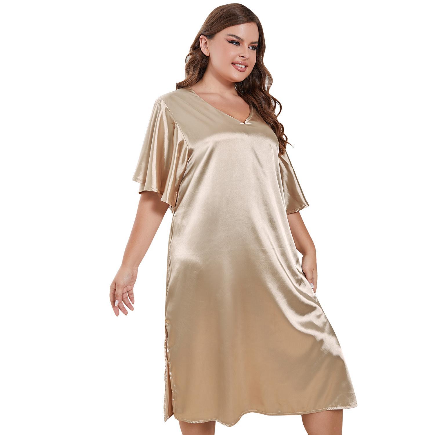 Title 3, European And American Plus Size Pajamas Women