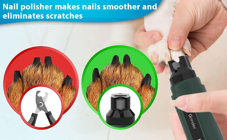 thumbnail image 2 of HOOCEN Dog Nail Grinder, Quiet And Low-Vibration Dog Nail 2 of 10