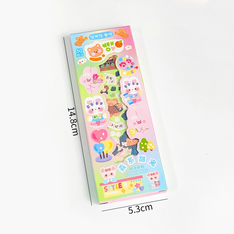 50 Sticker Sheets Cute HUGE PACK 1250Pcs