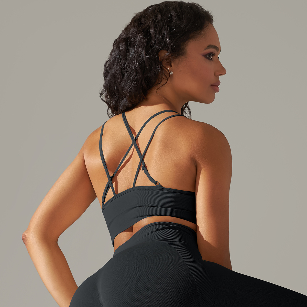 Title 13, Seamless Knitted Beauty Back Yoga Clothes Runni...