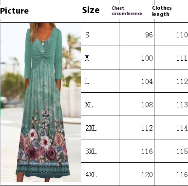 Title 1, Hang Rope Double Pocket Positioning Printing Dress