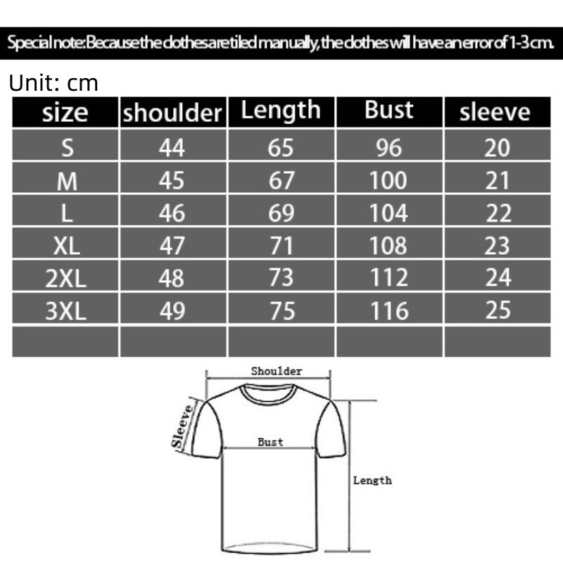 Title 1, T-shirt homme impression numérique 3D, col rond...