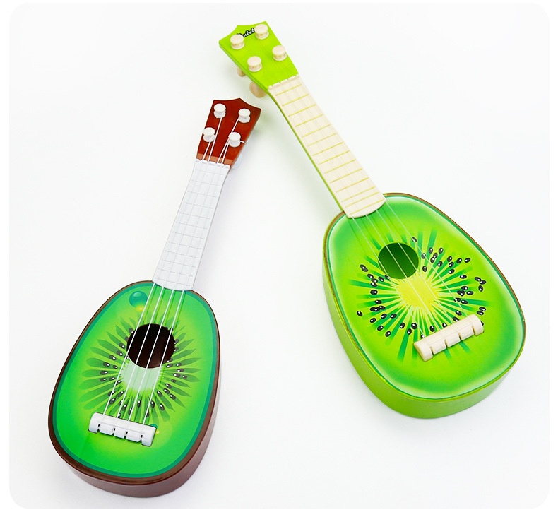 Title 6, Çocuk Eğitici Oyuncaklar Mini Ukulele Meyve Müz...