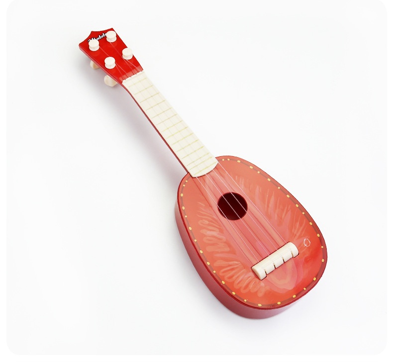 Title 10, Çocuk Eğitici Oyuncaklar Mini Ukulele Meyve Müz...