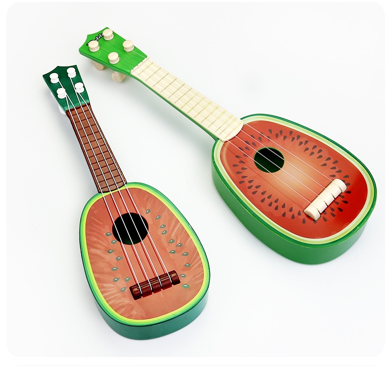 Title 11, Çocuk Eğitici Oyuncaklar Mini Ukulele Meyve Müz...