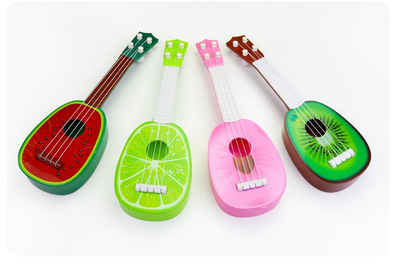 Title 13, Çocuk Eğitici Oyuncaklar Mini Ukulele Meyve Müz...