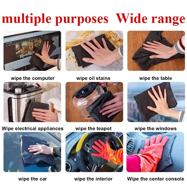 Microfiber Glass and Window Cleaning Cloths, Lint-Free Streak-Free Wipes, Multi-Packs - detail photo 3