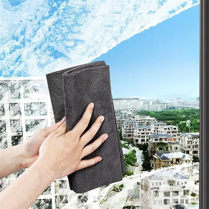 Microfiber Glass and Window Cleaning Cloths, Lint-Free Streak-Free Wipes, Multi-Packs - detail photo 6