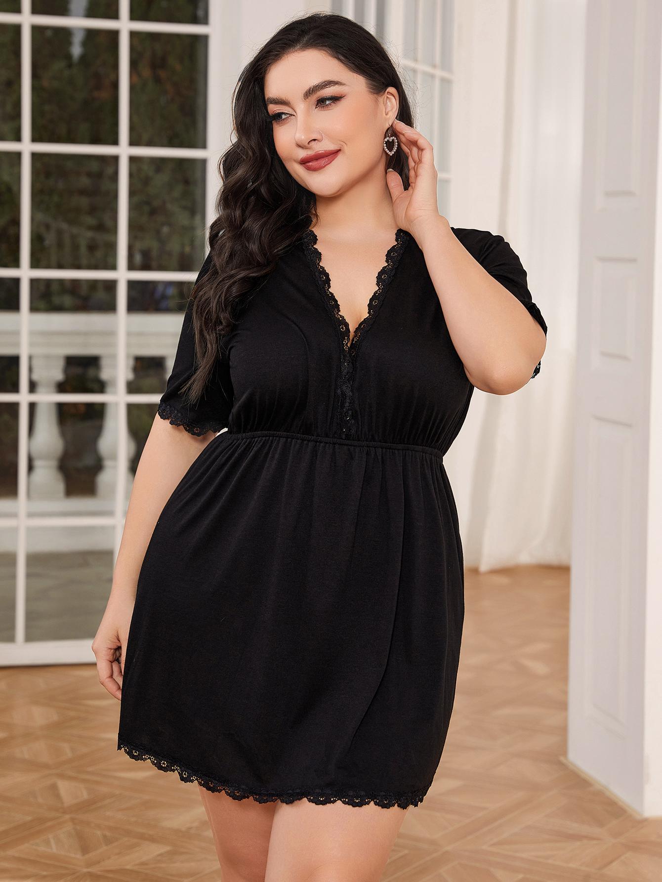 Title 4, European And American Plus Size Pajamas For Women