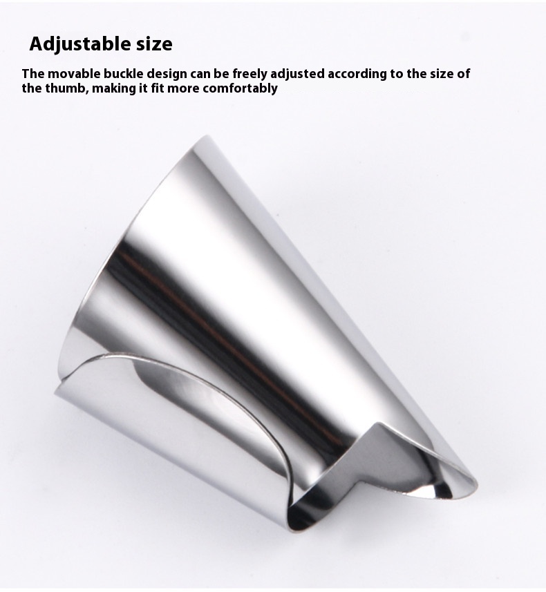 Title 4, Stainless Steel Picking Iron Nail Cover Finger ...