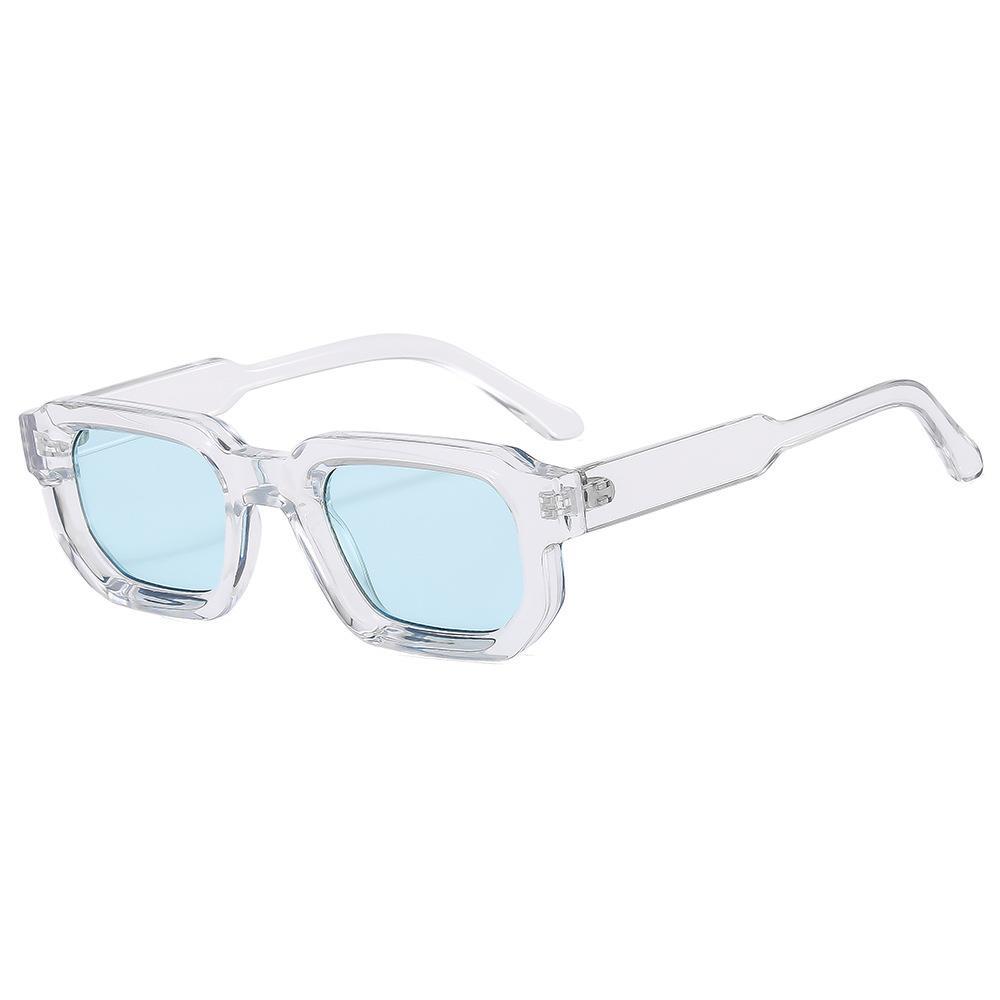 Title 5, Retro Square Thick Small Frame Fashion Sunglass...