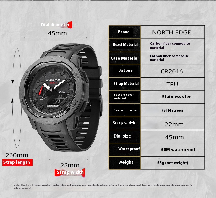 Title 1, Outdoor Sports Watch for Mountaineering and Swi...