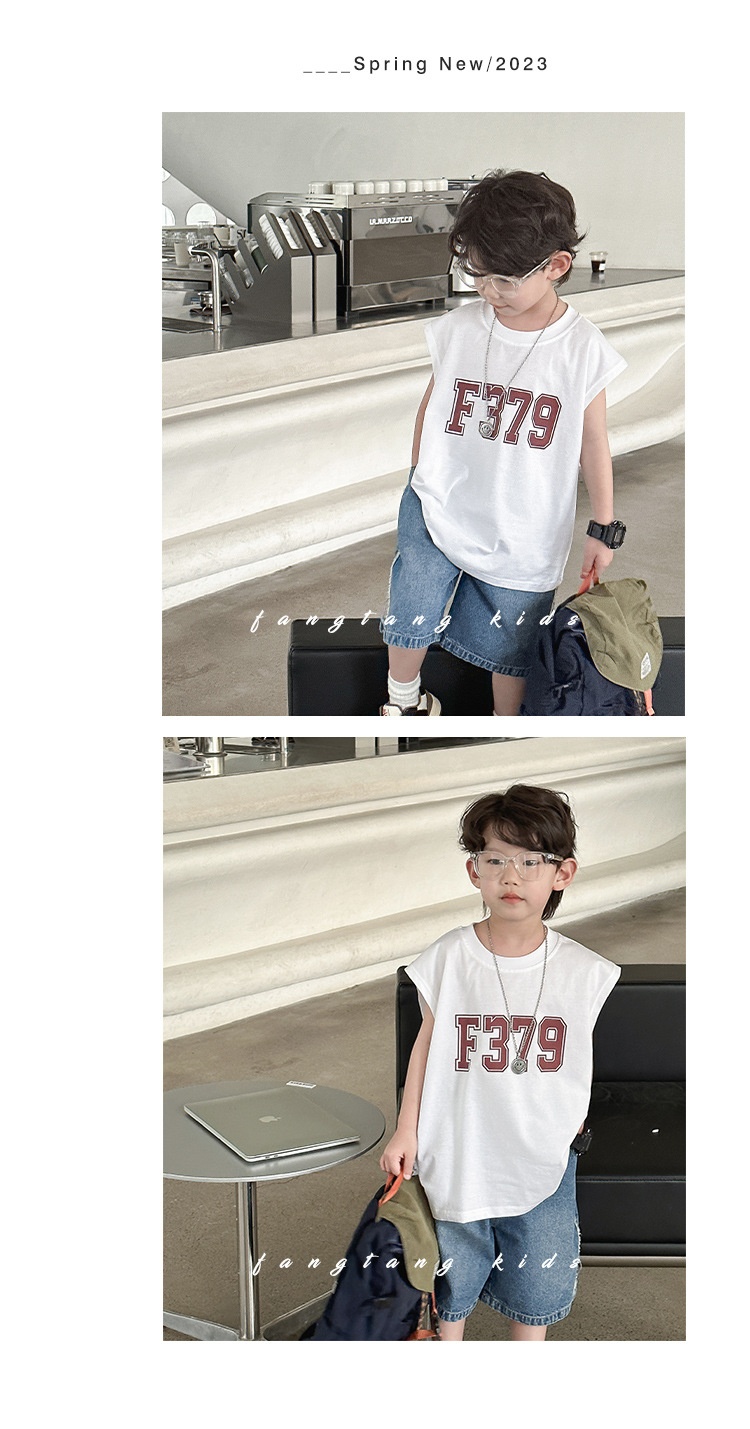 Title 8, Childrens Summer Clothing Sleeveless Vest Tren...