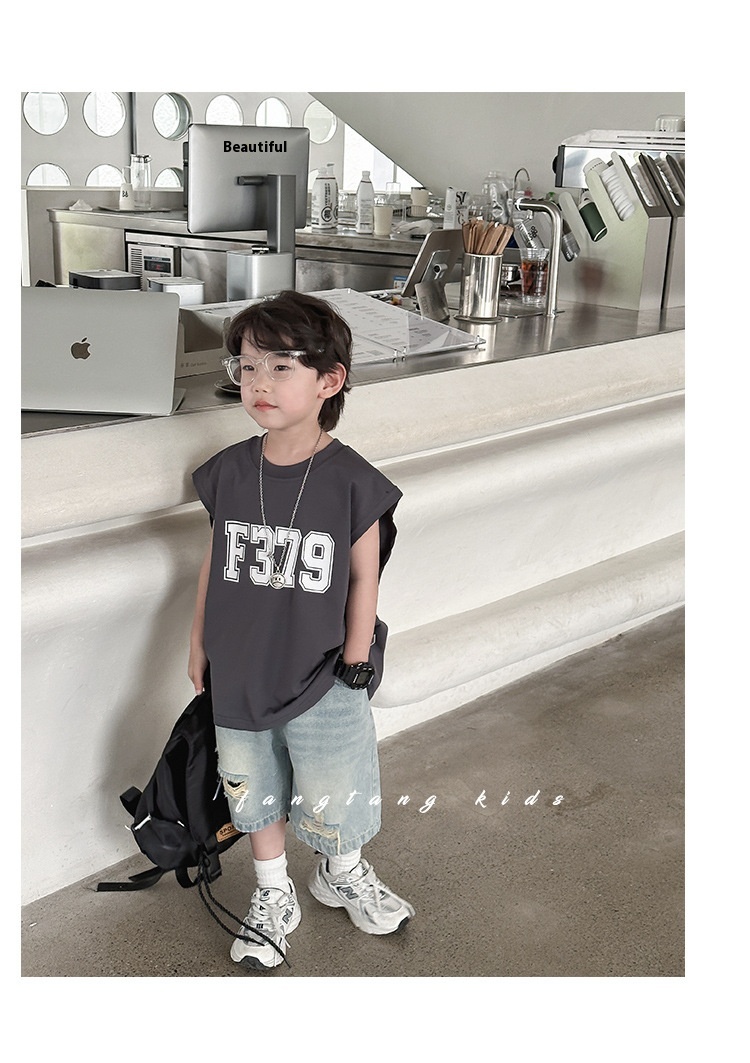 Title 14, Childrens Summer Clothing Sleeveless Vest Tren...