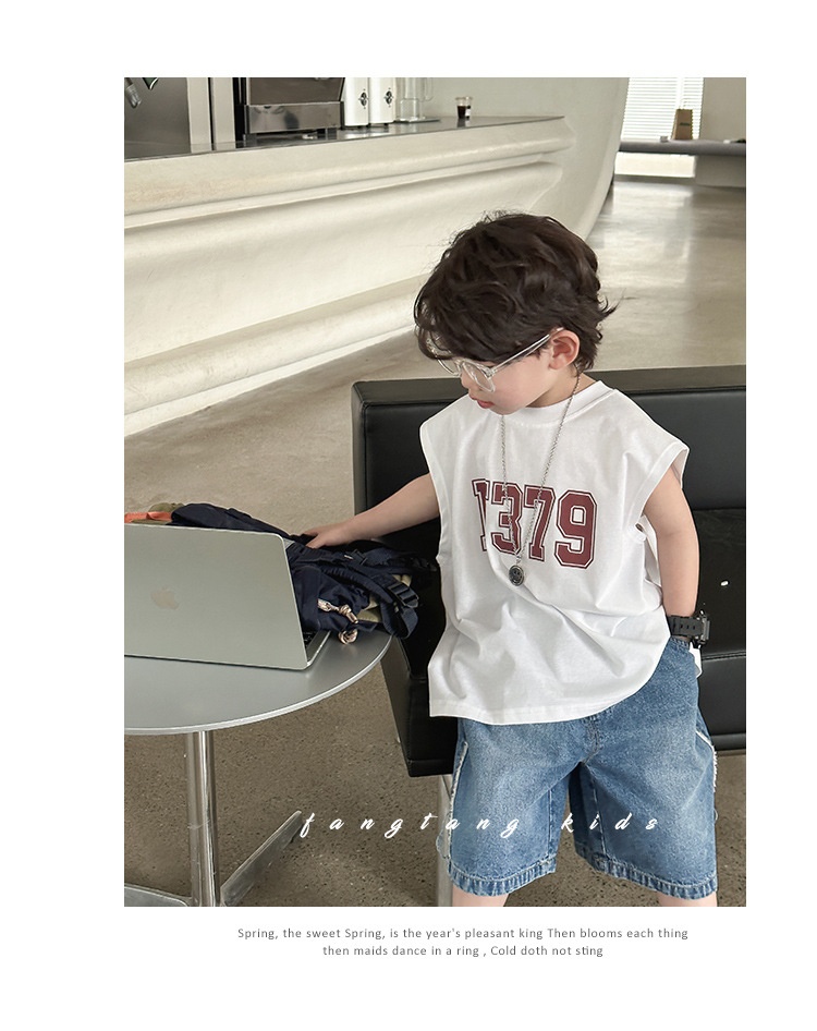 Title 16, Childrens Summer Clothing Sleeveless Vest Tren...