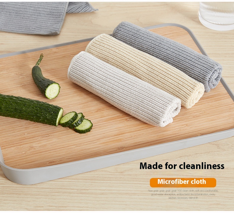 Title 7, Strong Decontamination Rag Kitchen Microfiber R...