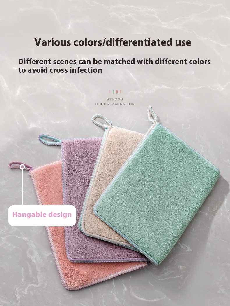 Title 3, Thickened Household Cleaning Cloth Household Ab...