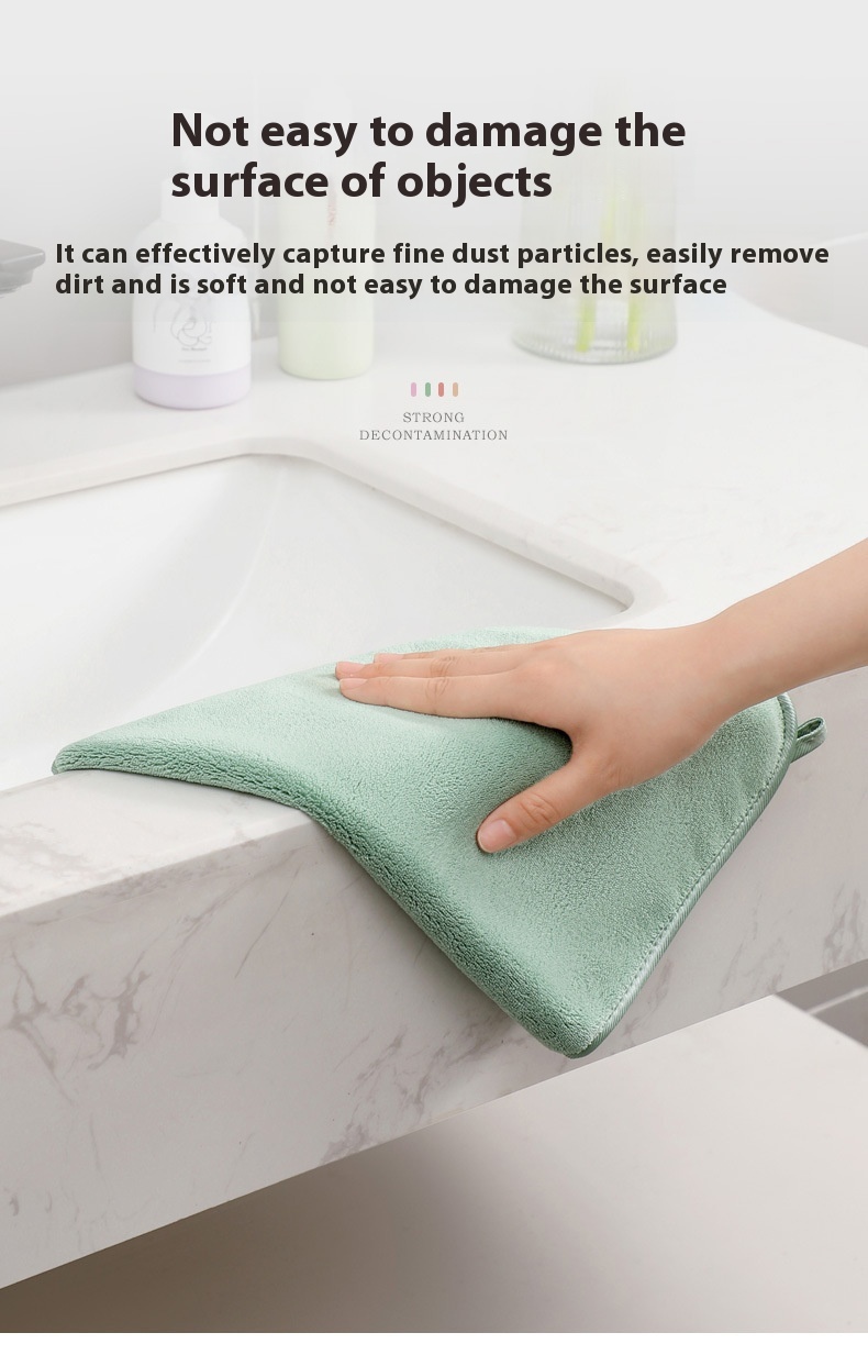 Title 8, Thickened Household Cleaning Cloth Household Ab...