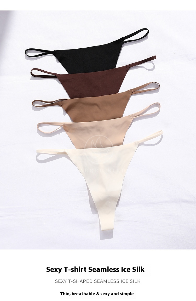 Title 2, Seamless Thin Belt Buckle T-shaped Panties T-st...