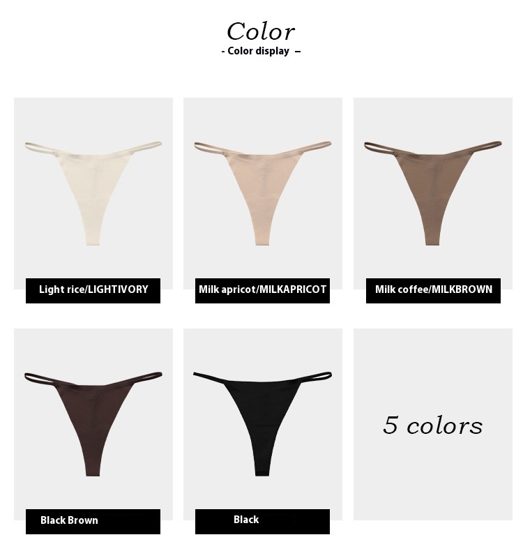 Title 9, Seamless Thin Belt Buckle T-shaped Panties T-st...