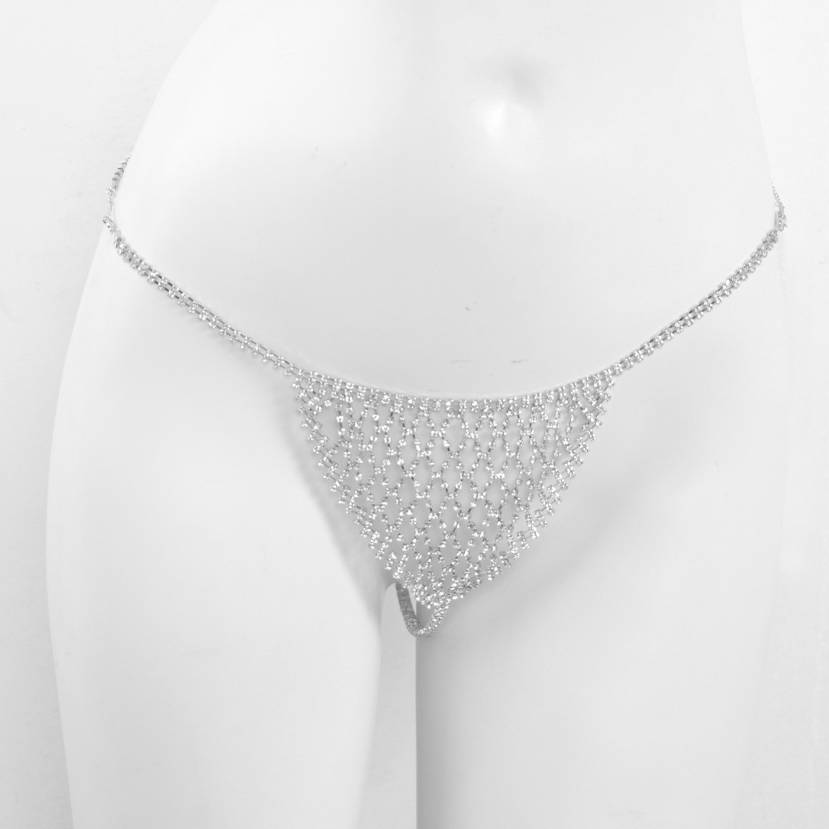 Title 1, Rhinestone Underwear Body Chains Suit